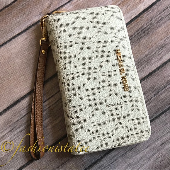 NWT MICHAEL KORS JET SET TRAVEL PHONE CASE WALLET - Picture 7 of 8